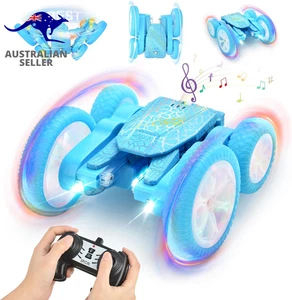 Remote Control Car, 360° Rotatable RC Stunt Car for Kids with LED Light and Musi - Picture 1 of 12