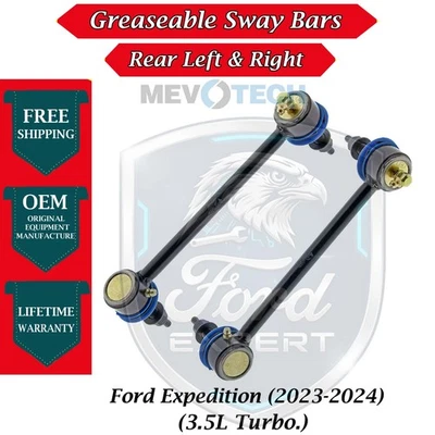 New OE Rear Sway Bars For 2023-2024 Ford Expedition 3.5L Lifetime Warranty - Image 1 of 4