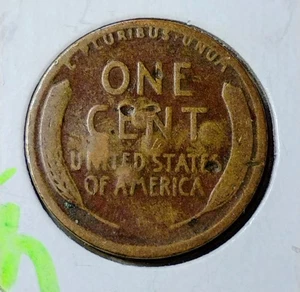 1927 ERROR LINCOLN WHEAT CENT PENNY COIN OUT OF MY ORIGINAL COLLECTION  - Picture 1 of 3