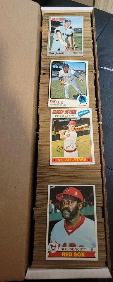Boston Red Sox 862 Card 1970's  Topps Lot - Image 1 of 2