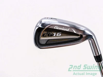 Cleveland CG16 Satin Chrome Single Iron 4 Iron Steel Stiff Right 38.75in - Image 1 of 4