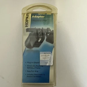 HOPKINS 47305 ADAPTER 6 ROUND TO 4 FLAT PLUG-IN SIMPLE   UPC: 079976473057 - Picture 1 of 5