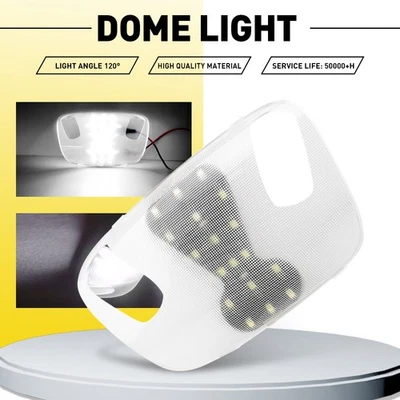 Luz de lectura LED domo superior + cubierta de lámpara para Ford Serie F Super Duty 1999-07 Foto 1 de 4