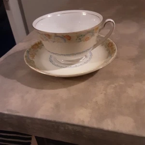 NAT28 National China Made in Japan Tea Cup & Saucer - Picture 1 of 7