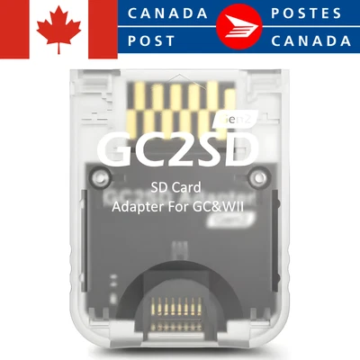 GC2SD - SD Card Adapter for GameCube Wii PicoBoot Homebrew & Storage - NEW White - Image 1 of 4