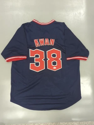 Steven Kwan Signed/Autographed Custom Cleveland Guardians indians Jersey JSA COA - Image 1 of 4