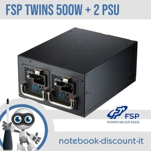 FSP Twins 500W Dual Module Redundant Power Supply + 2 PSU 520W - Imagen 1 de 1