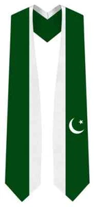 Estola de graduación de Pakistán - Faja de bandera de Pakistán - Imagen 1 de 1