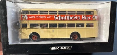 Autobús de dos pisos Minichamps Schultheiss Bier Bussing D2U 1/43 NUEVO modelo Foto 1 de 4