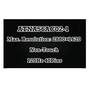 OLED ATNA56AC02 ATNA56AC02-1 2880x1620 15.6" LCD Screen Display Non-Touch Panel - Picture 1 of 4