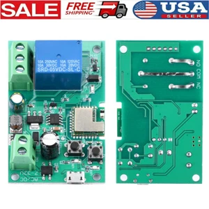 DC5-32V WiFi Wireless Mode Smart Switch Relay Jog/Self-locking Relay APP Control - Picture 1 of 13