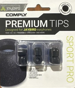 Comply Sport Pro M Earphones In-Ear Tips Replacement for Jaybird Earphones - Picture 1 of 2