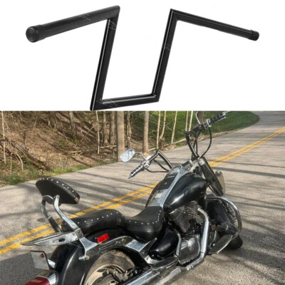 10" Rise 1" Ape Hanger Handlebar Z-Bar For Suzuki Boulevard C50 C90t M109R C109 - Image 1 of 4