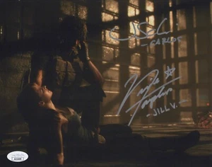 Jeff Schine & Nicole Tompkins Signed 8x10 Resident Evil 3 Auto Photo JSA COA - Picture 1 of 3