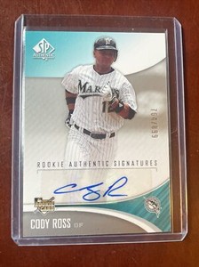 2006 Upper Deck SP Authentic Cody Ross Rookie Card Autograph 764/899