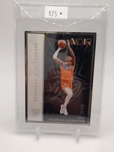 2021-22 Noir Shai Gilgeous-Alexander Statement Edition /25 Metal Frame #225