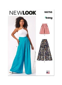NEW LOOK 6756 MISSES' SHORTS & PANTS Sewing Pattern Sizes 10 - 22 Skill: Easy - Picture 1 of 5