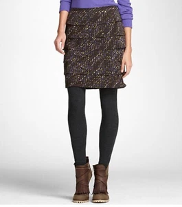 Tory Burch Florence Silk Ruffled Tiered Skirt Size 10, MSRP $325 - Picture 1 of 12