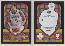 2013-14 Panini Innovation Stained Glass Gold Brook Lopez #55