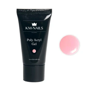 KM-Nails 60g Polyacryl Gel Farbe:011 clear-rose in der praktischen Tube - Picture 1 of 1