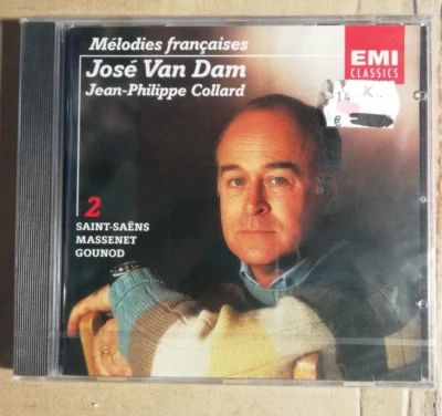 JOSÉ VAN DAM / JEAN-PHILIPPE COLLARD - MELODIES FRANCAISES 2- CD -NEU/OVP (J456) - Bild 1 von 2