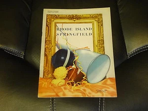 1953 SPRINGFIELD (MA) AT RHODE ISLAND COLLEGE FOOTBALL PROGRAM EX-MINT - Picture 1 of 1