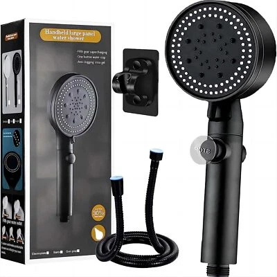 Modern Handbrause Duschkopf Brausekopf 5 Strahlarten mit 1,5M-Schlauch Bad - Bild 1 von 4