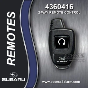 OEM Subaru 1-Tasten 2-Wege Fernbedienung 4360416 FCC ID ELVATRKC IC 3671B-43603200 - Bild 1 von 3