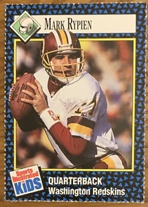 MARK RYPIEN, RARE 1992 SPORTS ILLUSTRATED FOR KIDS CARD, FOOTBALL STAR ! - Picture 1 of 1