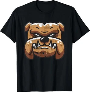 Angry But Cute Bulldog Face House Guard American Bulldog T-Shirt Hoodie - Bild 1 von 10