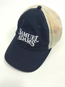 Samuel Adams Blue Snapback Mesh Adjustable Boston Beer Company - Picture 1 of 7