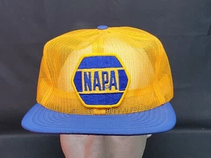Vintage NAPA Sewn Patch SnapBack All Mesh Trucker Cap/Mütze USA Louisville MFG - Bild 1 von 10