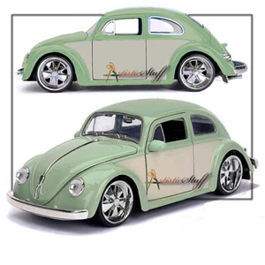 JADA 1959 Volkswagen Beetle Hard Top 1/24 DIECAST CAR GREEN - Picture 1 of 3