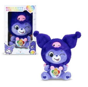 10" Hello Kitty and Friends Care Bears Plush 10” Kuromi as Harmony Bear NWT - Picture 1 of 5