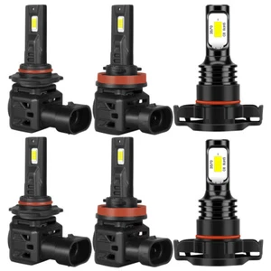For Jeep Grand Cherokee 2011 2012 2013 LED Headlight High/Low Fog Light Bulb M7H - Foto 1 di 21