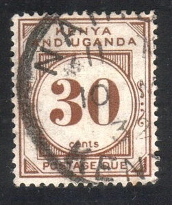KENYA UGANDA TANGANYIKA 1928-33 30c Postage due SG D4 used.................52409 - Picture 1 of 1