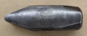 A.T.&S.F.R. 32 oz. crosspien Hammerkopf. Santa Fe Eisenbahn, 20. Jahrhundert - Bild 1 von 8