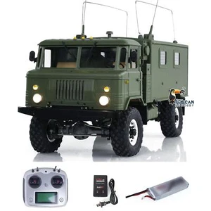 I6S CROSS RC 1/10 Scale GC4M RTR Assembled Military Command Truck Light Smoke - Picture 1 of 12