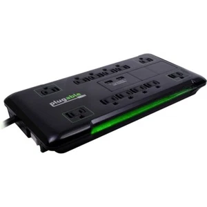 Steckbarer PS12-USB25 Überspannungsschutz Steckdosenleiste mit USB und 12 AC-Steckdosen - Bild 1 von 5
