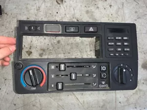1987 BMW 325is E30 Coupe Dash Bezel Climate Control Radio Trim Bezel w/ Knobs an - Picture 1 of 5