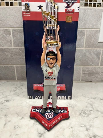 MAX SCHERZER Washington Nationals WORLD SERIES Bobblehead Store Exclusive #/100 Cover