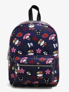 NWT Naruto Shippuden X Sanrio Hello Kitty And Friends Character Mini Backpack - Picture 1 of 4