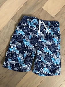 Tommy Bahama Swim Trunks Boys S Blue 9" Inseam Mesh Lined Board Shorts - Picture 1 of 3