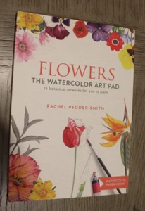 Flowers - The Watercolor Art Pad - 15 botanical artworks for you to paint - Picture 1 of 2