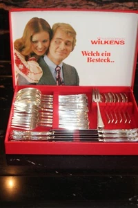 Wilkens Chippendale Menü Messer massiv versilbert ca. 21,5cm und 70g - Bild 1 von 5