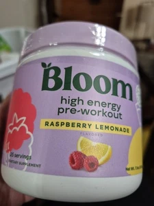 Bloom High Energy Pre-Workout Himbeerlimonade 25 Portionen 7,3 Oz #1 Ergänzung  - Bild 1 von 12