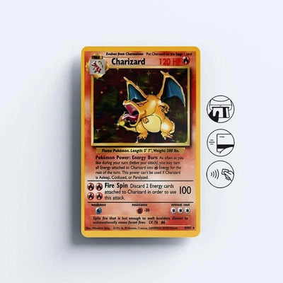 CCWRAPS Pokemon Charizard Custom Vinyl Credit Card Sticker by CC Wraps