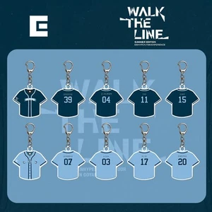 Kpop ENHYPEN WAIL THE LINE Jersey Keychain Acrylic Bag Charm - Picture 1 of 10
