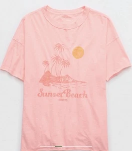 Aerie Women’s Oversized Graphic Boyfriend T-Shirt Size XXL - Picture 1 of 7