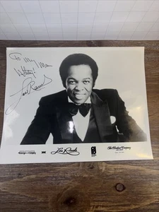 Hand SIGNED Lou Rawls 8x10 Vintage Photo - American Baritone Singer - Clean Auto - Picture 1 of 6